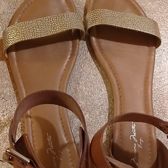 Massimo Matteo color block leather sandals - Picture 5 of 7